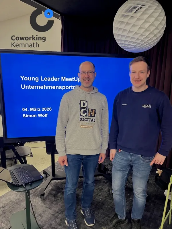Von der Betonmischanlage zum digitalen Mittelstand: Simon Wolf beim YoungLeader MeetUp in Kemnath