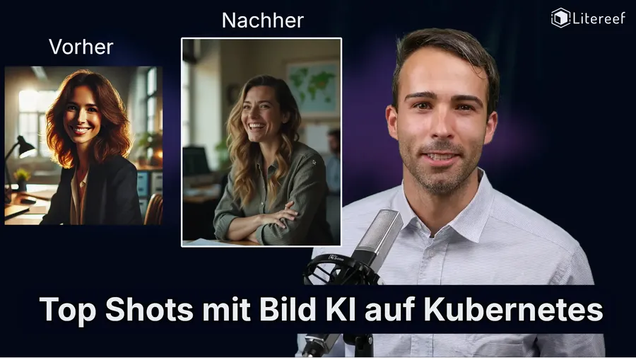 Vergleich zweier mit KI erzeugter Bilder, die eine Frau zeigen wovon eines qualitativ deutlich hochwertiger ist als das andere